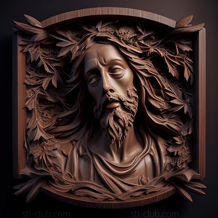 3D model st jesus (STL)